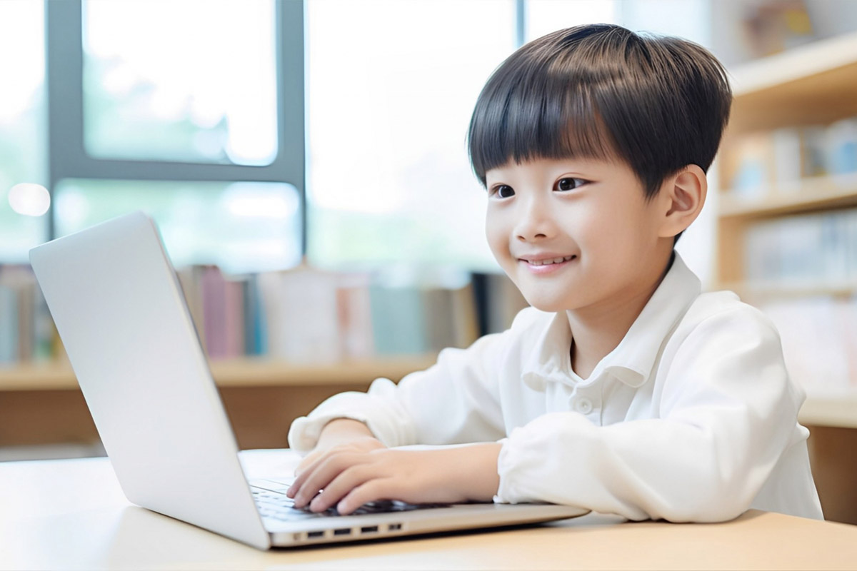 授業中の子ども